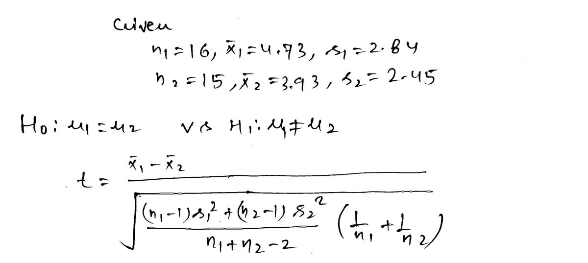 Statistics homework question answer, step 1, image 1